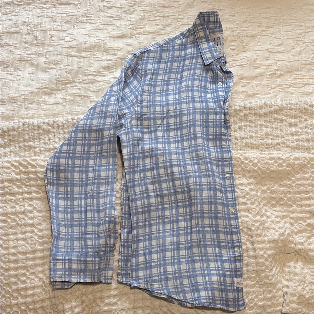 Frank & Eileen Blue Plaid Casual Button Down Shirt